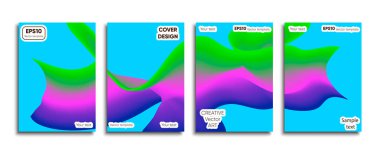 Yaratıcı renkli kapak. Kapak tasarımı.