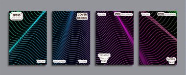 Yaratıcı renkli kapak. Kapak tasarımı.