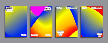 Yaratıcı renkli kapak. Kapak tasarımı.