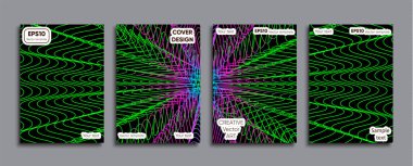 Yaratıcı renkli kapak. Kapak tasarımı.