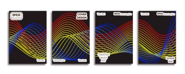 Yaratıcı renkli kapak. Kapak tasarımı.