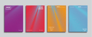 Yaratıcı renkli kapak. Kapak tasarımı.