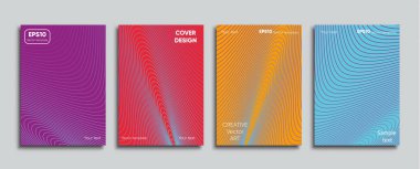 Yaratıcı renkli kapak. Kapak tasarımı.