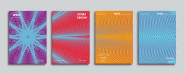 Yaratıcı renkli kapak. Kapak tasarımı.