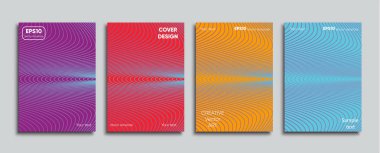 Yaratıcı renkli kapak. Kapak tasarımı.