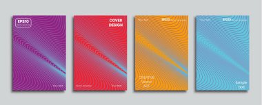 Yaratıcı renkli kapak. Kapak tasarımı.