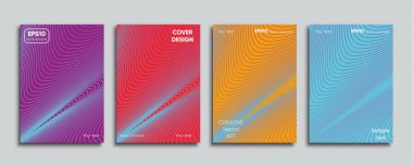 Yaratıcı renkli kapak. Kapak tasarımı.