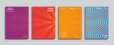 Yaratıcı renkli kapak. Kapak tasarımı.