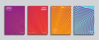 Yaratıcı renkli kapak. Kapak tasarımı.