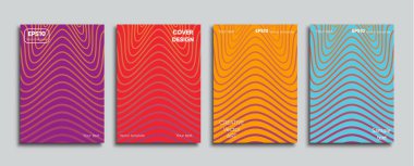 Yaratıcı renkli kapak. Kapak tasarımı.