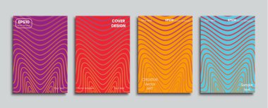 Yaratıcı renkli kapak. Kapak tasarımı.