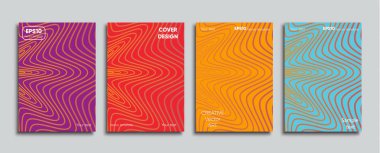 Yaratıcı renkli kapak. Kapak tasarımı.