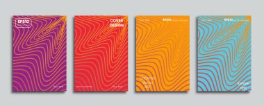 Yaratıcı renkli kapak. Kapak tasarımı.