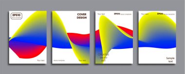 Yaratıcı renkli kapak. Kapak tasarımı.