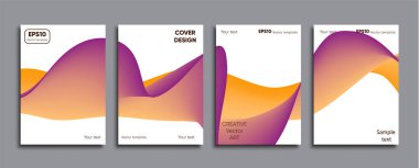 Yaratıcı renkli kapak. Kapak tasarımı.