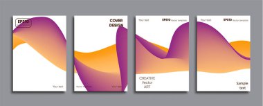 Yaratıcı renkli kapak. Kapak tasarımı.