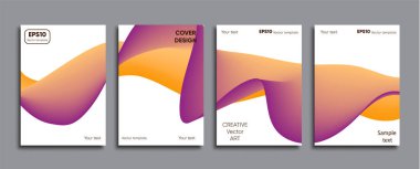 Yaratıcı renkli kapak. Kapak tasarımı.