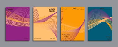 Yaratıcı renkli kapak. Kapak tasarımı.