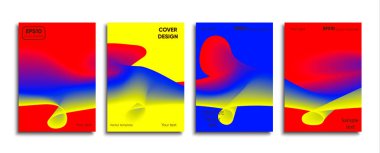 Yaratıcı renkli kapak. Kapak tasarımı.