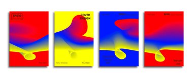 Yaratıcı renkli kapak. Kapak tasarımı.