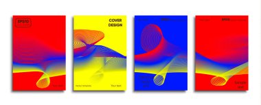 Yaratıcı renkli kapak. Kapak tasarımı.