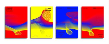 Yaratıcı renkli kapak. Kapak tasarımı.