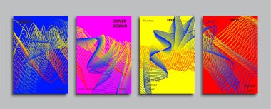 Yaratıcı renkli kapak. Kapak tasarımı.