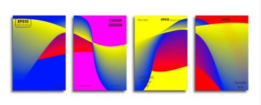 Yaratıcı renkli kapak. Kapak tasarımı.