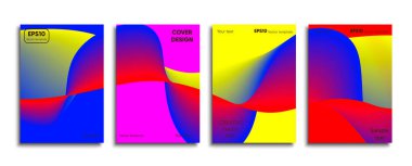 Yaratıcı renkli kapak. Kapak tasarımı.