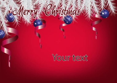 Yılbaşı kartları. Basit tasarım.