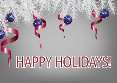 Yılbaşı kartları. Basit tasarım.