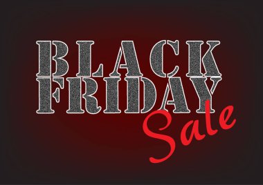 Siyah Cuma satış arka plan. Vektör afiş.