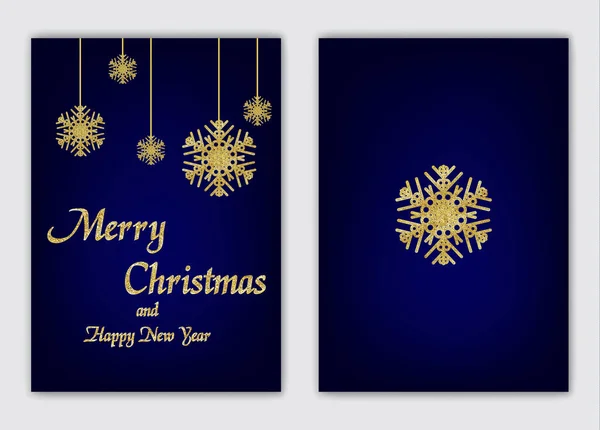 Joyeux Noël Bonne Année Des Cartes Noël Conception Simple — Image vectorielle