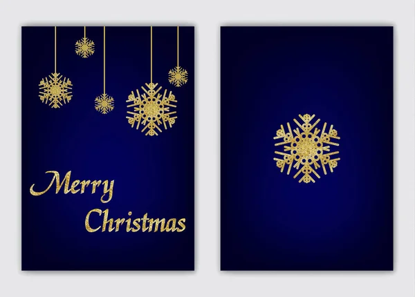 Frohe Weihnachten Und Einen Guten Rutsch Ins Neue Jahr Weihnachtskarten — Stockvektor
