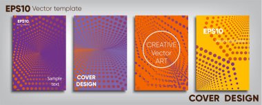 Yaratıcı renkli kapak. Kapak tasarımı. Serin arka plan.