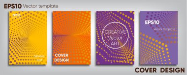 Yaratıcı renkli kapak. Kapak tasarımı. Serin arka plan.