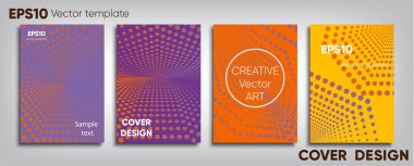 Yaratıcı renkli kapak. Kapak tasarımı. Serin arka plan.