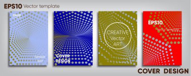 Yaratıcı renkli kapak. Kapak tasarımı. Serin arka plan.