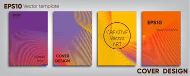 Yaratıcı renkli kapak. Kapak tasarımı. Serin arka plan.