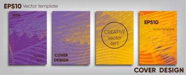 Yaratıcı renkli kapak. Kapak tasarımı. Serin arka plan.