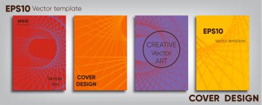 Yaratıcı renkli kapak. Kapak tasarımı. Serin arka plan.