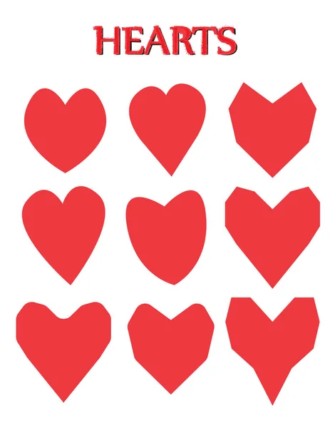 Heart Shape Heart Vector Hand Drawn Icon Trendy Heart Isolated — Stock Vector