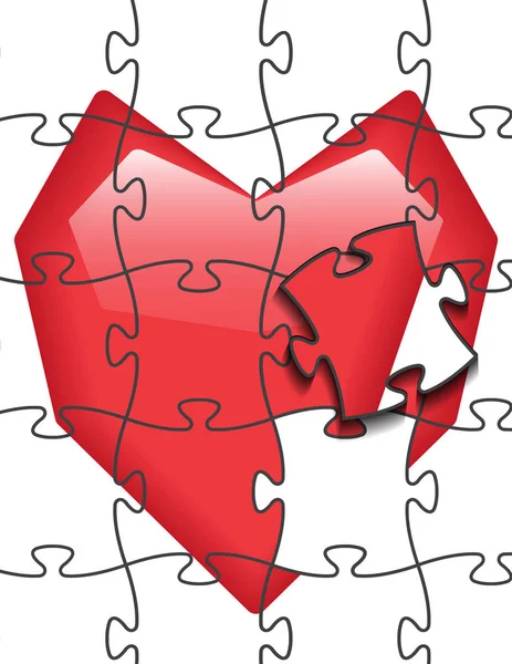 Forma Corazón Vector Cardíaco Icono Dibujado Mano Corazón Moda Aislado — Vector de stock