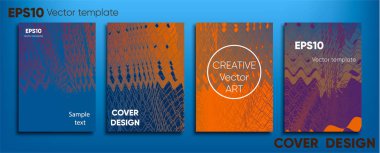 Yaratıcı renkli kapak. Kapak tasarımı. Serin arka plan.