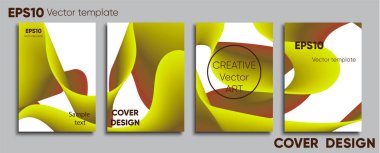 Yaratıcı renkli kapak. Kapak tasarımı. Serin arka plan.