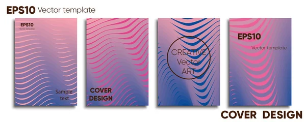 Kreativa Färgade Locket Omslagsdesign Cool Bakgrund — Stock vektor