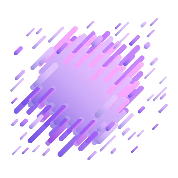 Glitched 背景与数字信号误差效应在时尚紫色. — 图库矢量图片