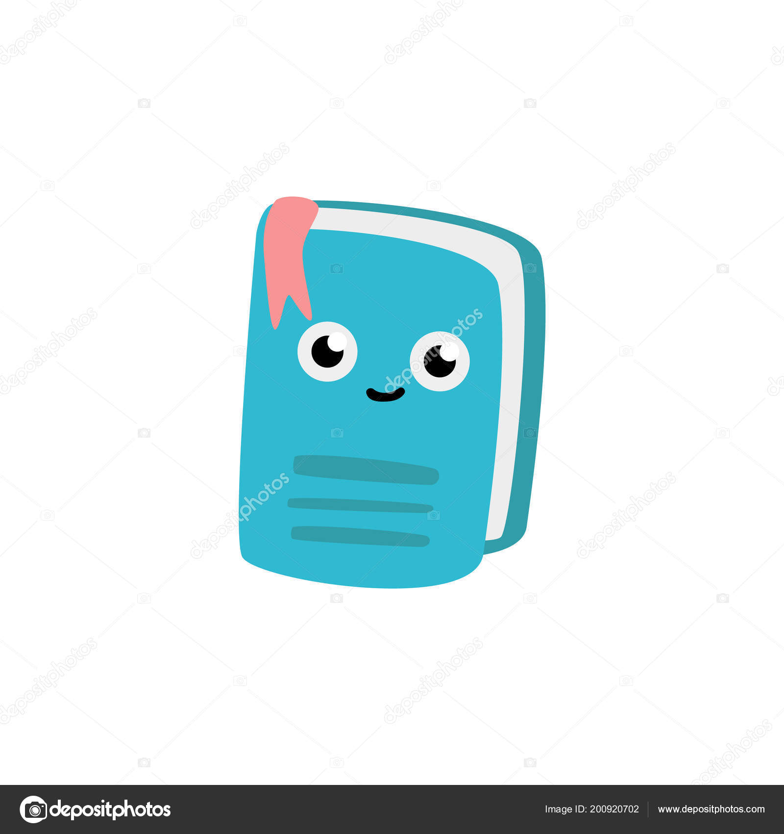Funny office supplies humanized character Vector Image