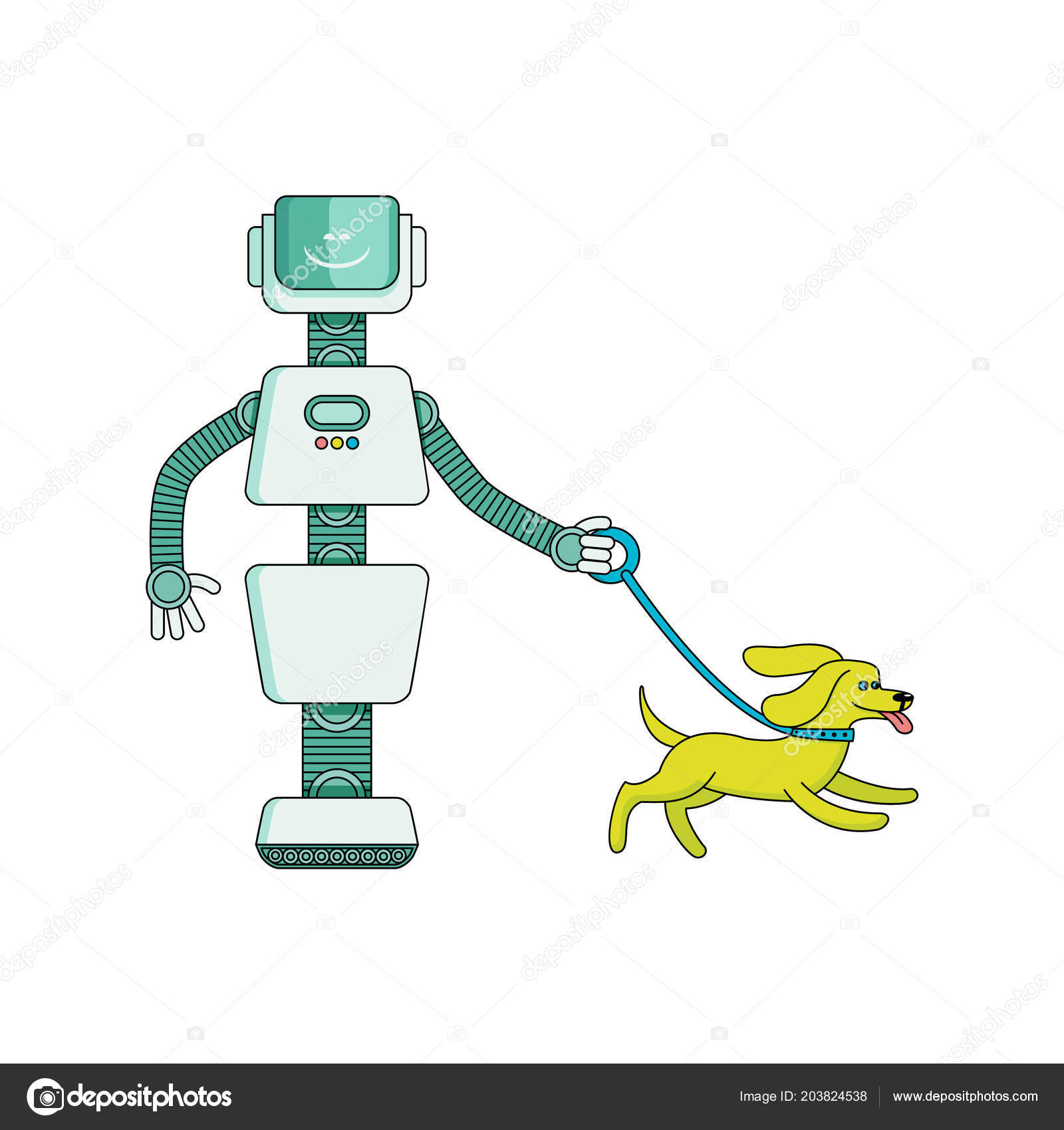 vector robot pet