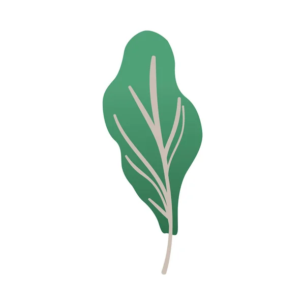 Vector abstracto árbol verde planta icono de dibujos animados — Vector de stock